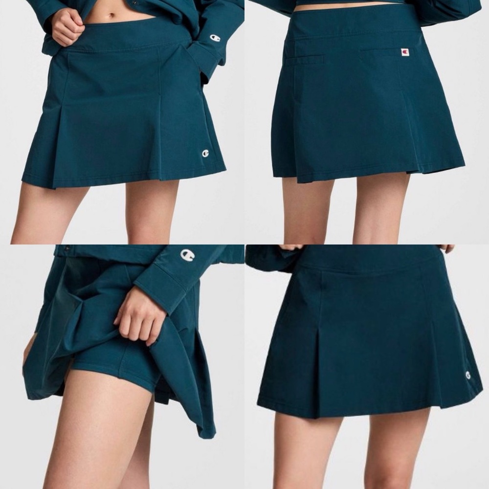 🎾 NWT Champion Women’s Pleated Skort – Teal, Tagged Size 10 (Fits Like 6–8) 🎾